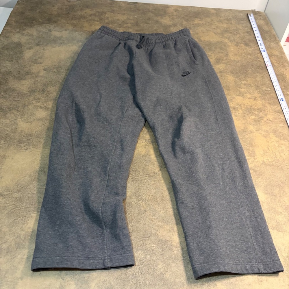 Nike Sweatpants Mens Medium Grey Fleece Joggers 275730-071